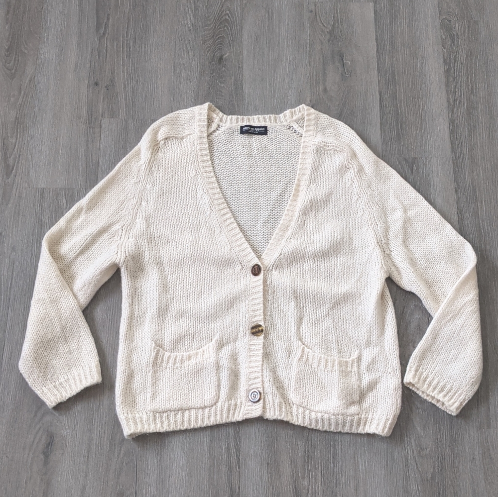 American Apparel Oversized Knit Cardigan One Size